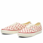 Vans Women's LX Authentic 44 Sneaker in Stars Racing Red/Marshmallow