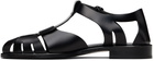 HEREU Black Pesca Sandals