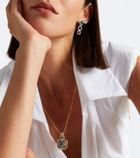David Yurman DY Mercer® 18kt gold and sterling silver pendant with topaz and diamonds