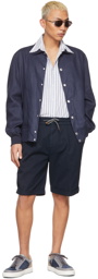 Brunello Cucinelli Blue Linen Jacket