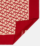 Valentino Toile Iconographe silk twill scarf