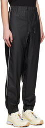 RAINS Black Reflective Lounge Pants