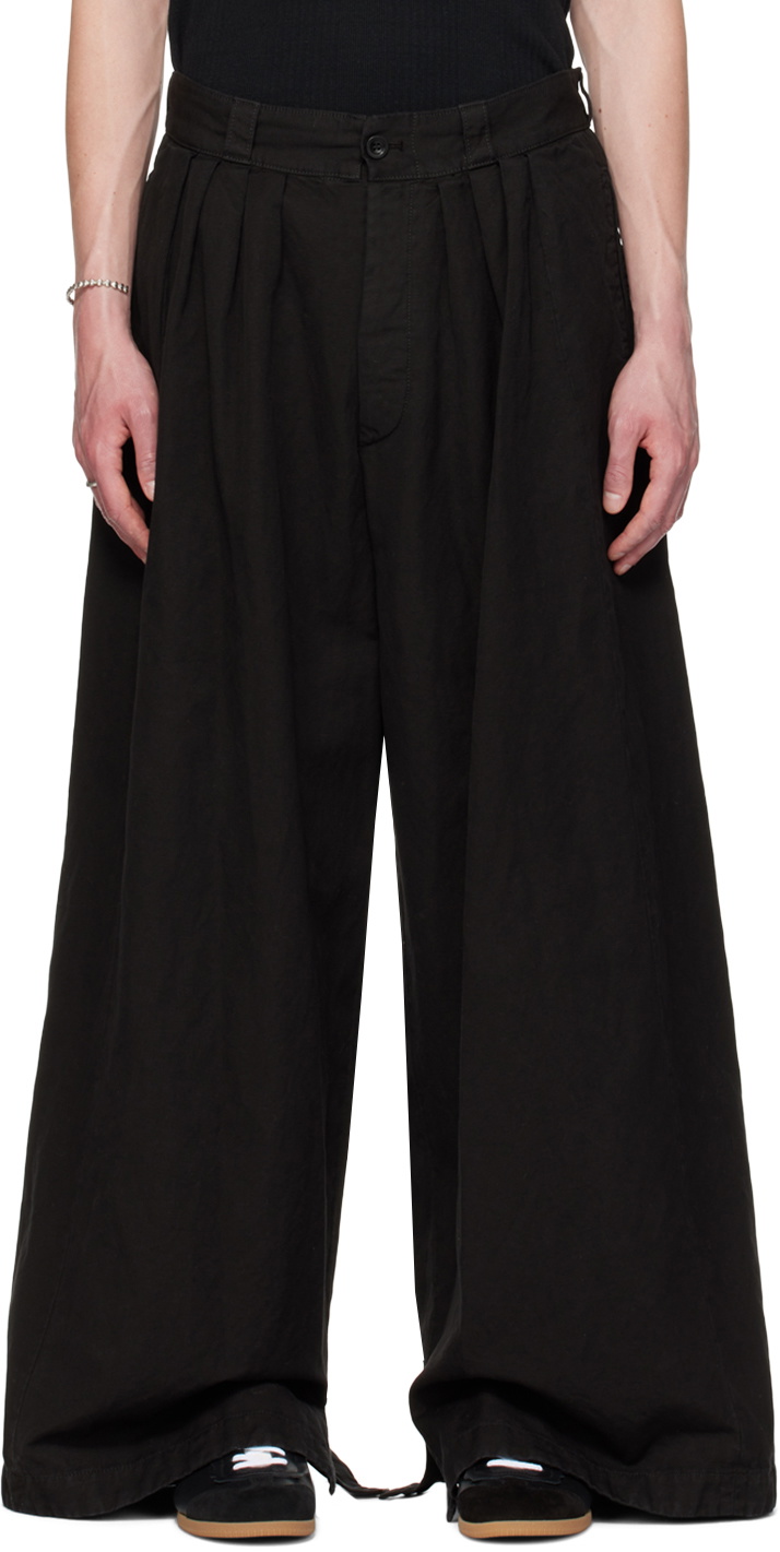 Maison Margiela Black Relaxed Trousers Maison Margiela