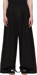 Maison Margiela Black Relaxed Trousers