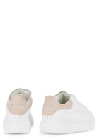Alexander McQueen Oversized White Leather Sneakers, Sneakers, White