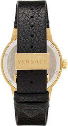 Versace Black & Gold Medusa Infinite XL Watch