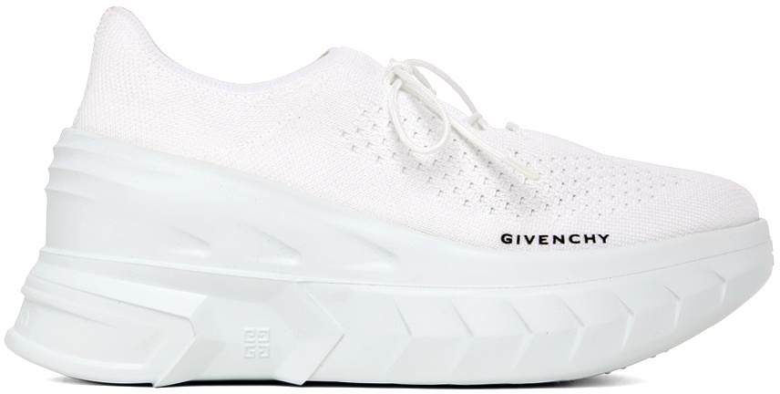 Photo: Givenchy White Marshmallow Wedge Sneakers