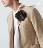 Dolce&Gabbana Floral poplin brooch