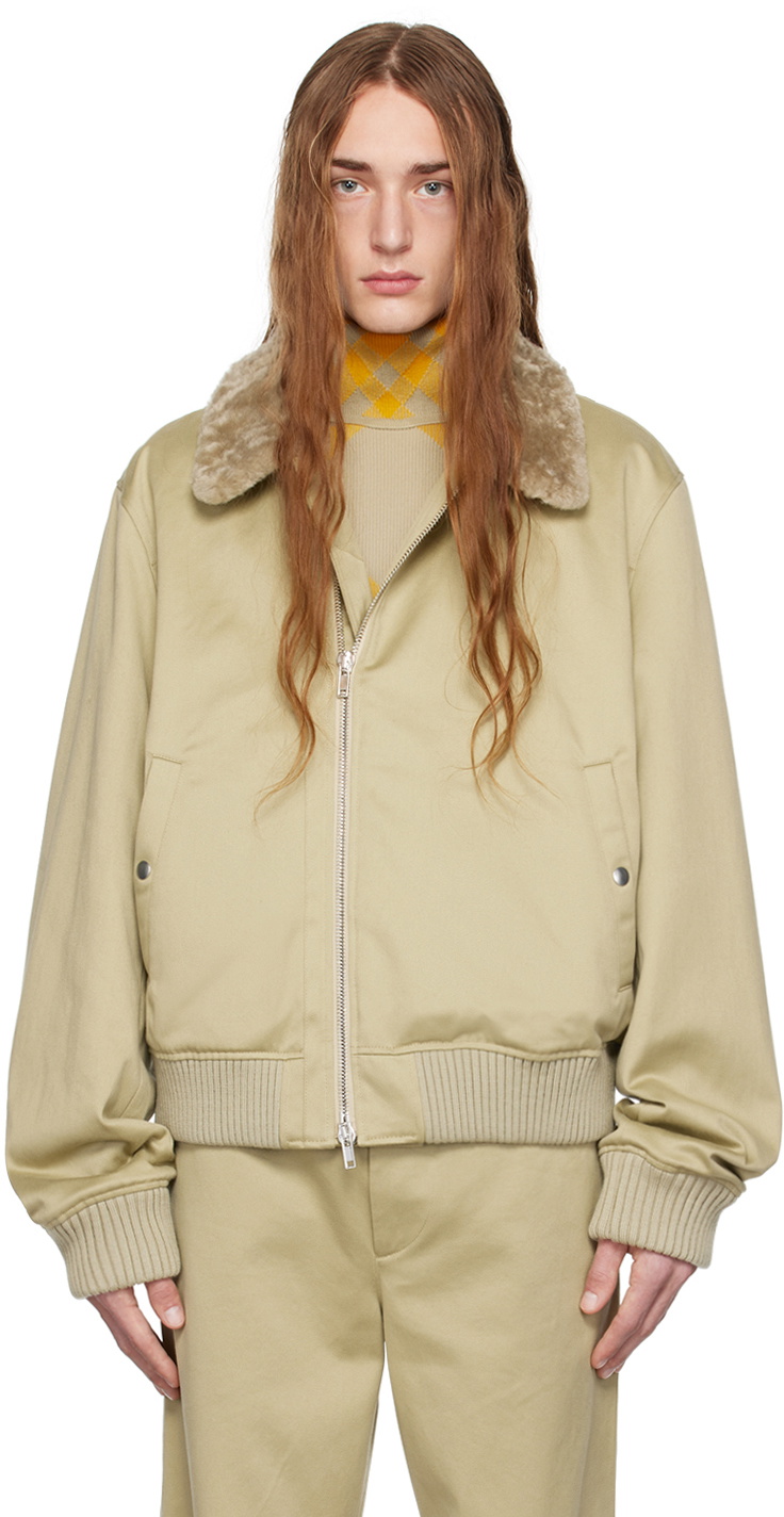 Burberry Grey Monogram Puffer Down Dalston Jacket Burberry