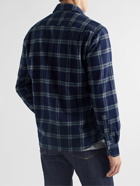 Peter Millar - Checked Cotton-Flannel Shirt - Blue