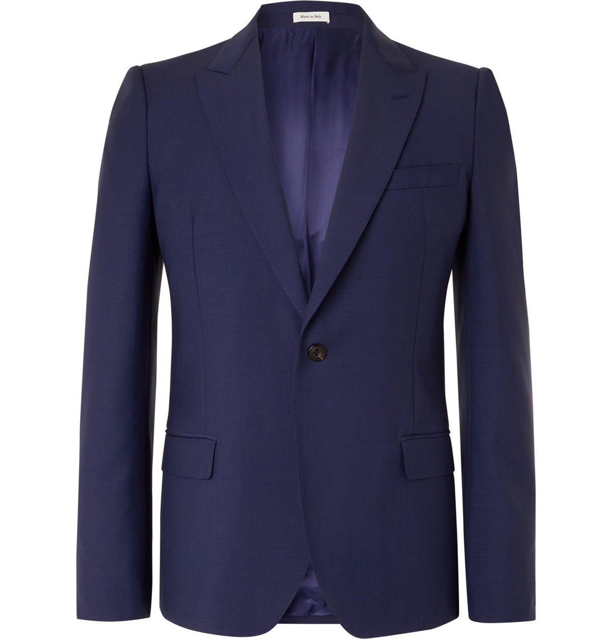 ALEXANDER MCQUEEN Slim-Fit Wool and Mohair-Blend Suit Jacket for