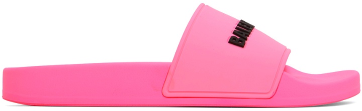 Photo: Balenciaga Pink Pool Slides