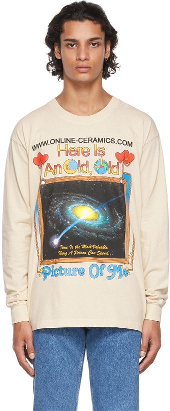 Photo: Online Ceramics Beige 'Old Picture Of Me' Long Sleeve T-Shirt