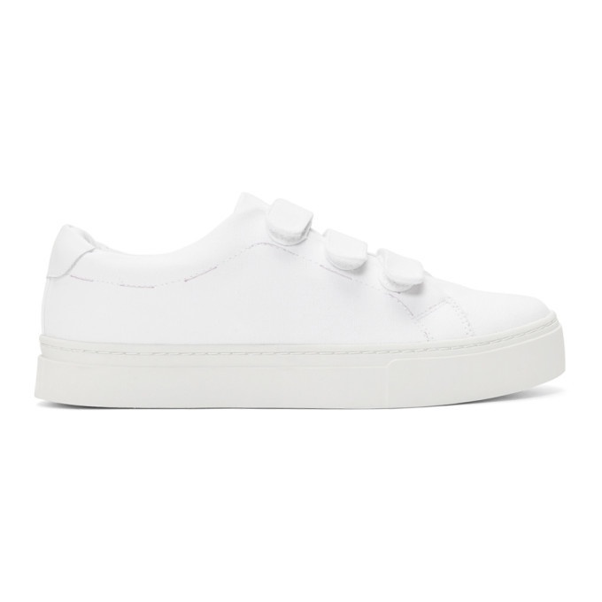 Photo: Saturdays NYC White Canvas Vincent Sneakers