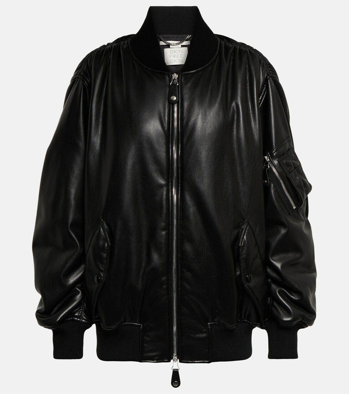 STELLA MCCARTNEY★素敵！FAUX LEATHER BOMBER JACKET 231471F058000_1.jpg
