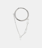 Persée 18kt gold single earring with diamonds