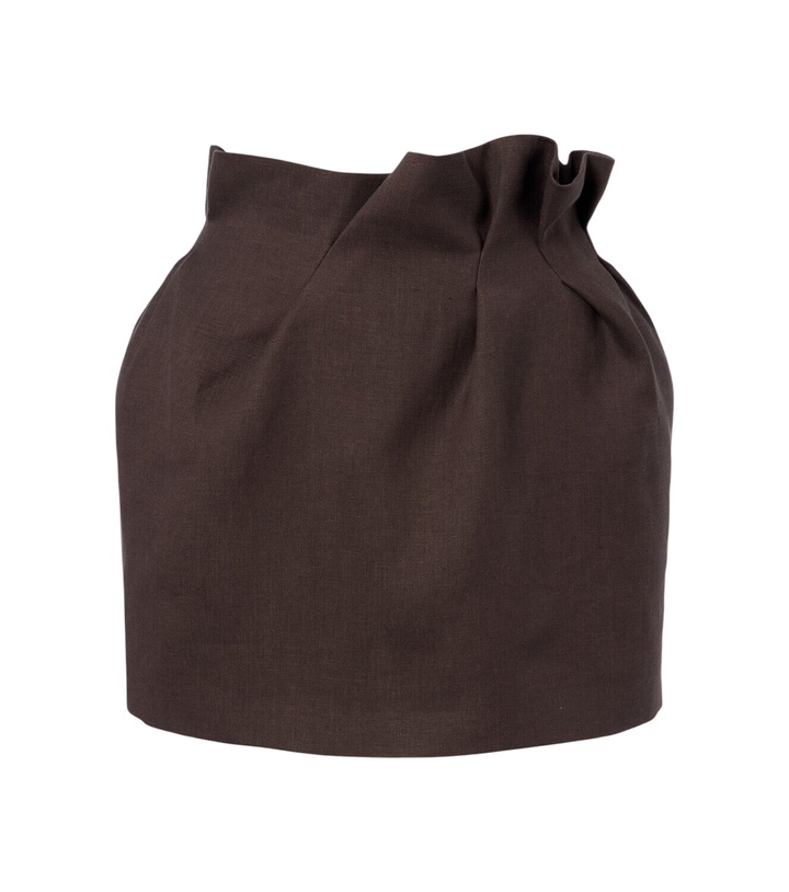 Photo: Magda Butrym Linen miniskirt
