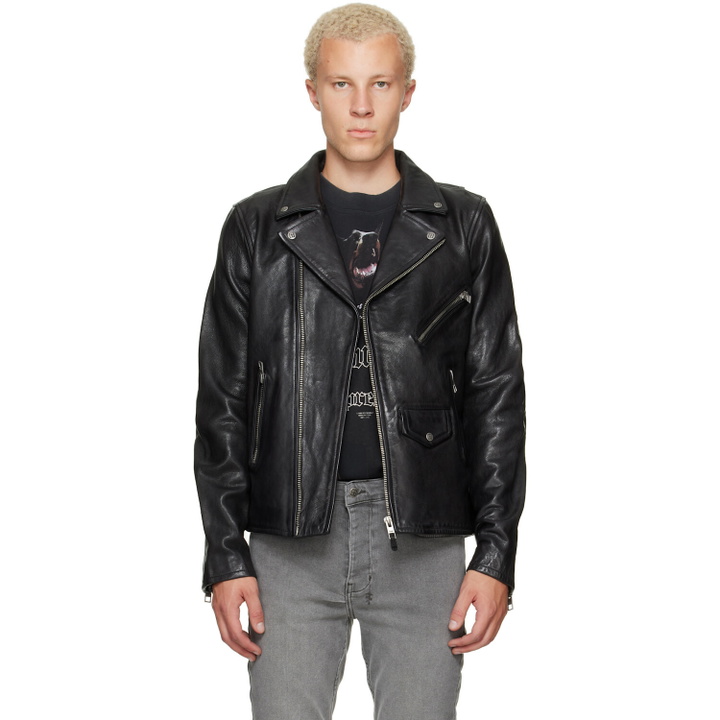 Photo: Ksubi Black Capitol Leather Jacket