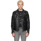 Ksubi Black Capitol Leather Jacket