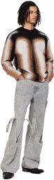 Y/Project Black & Brown Gradient Sweater