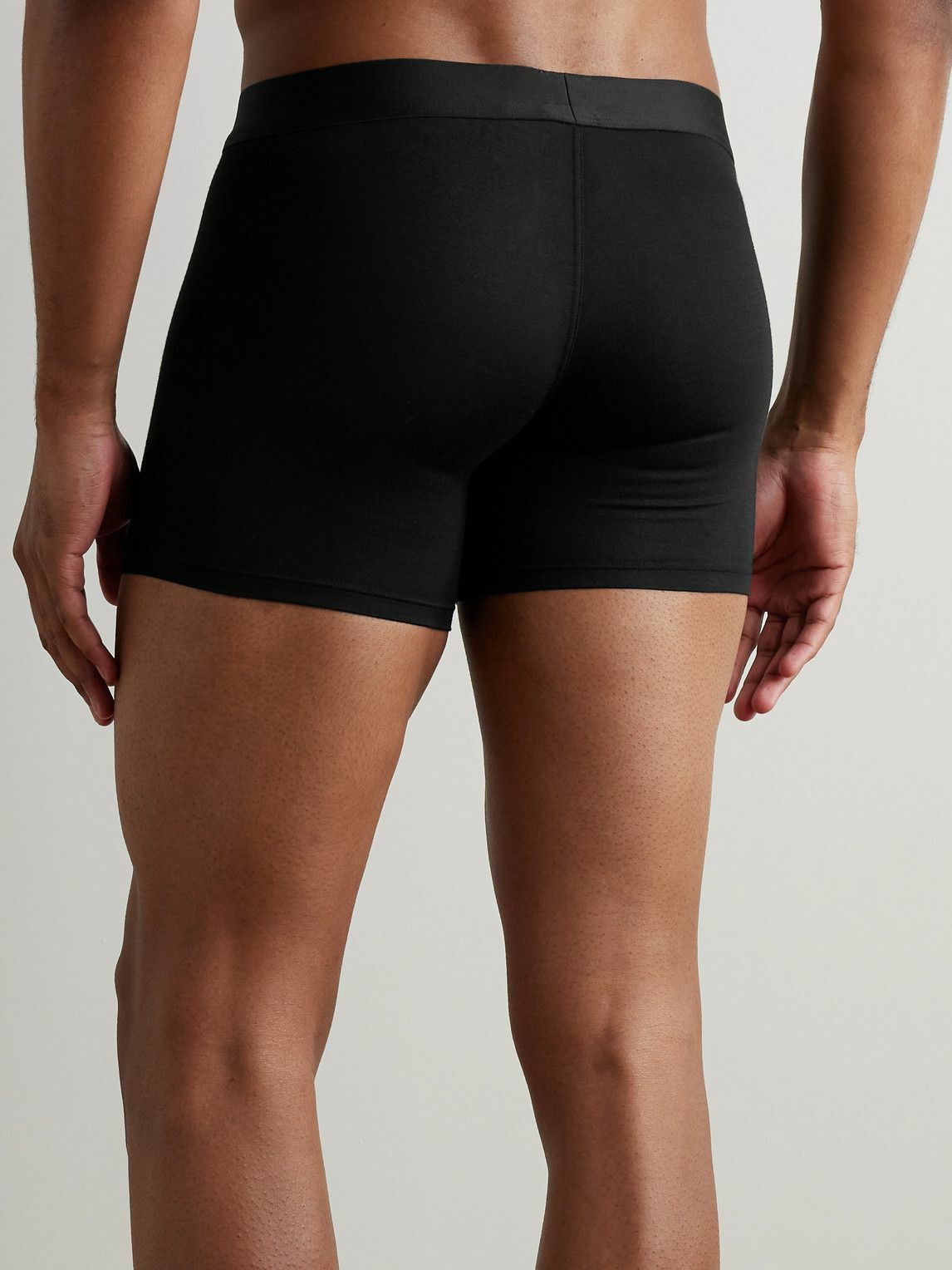 ZIMMERLI - Pureness Stretch-Micro Modal Boxer Briefs - Black
