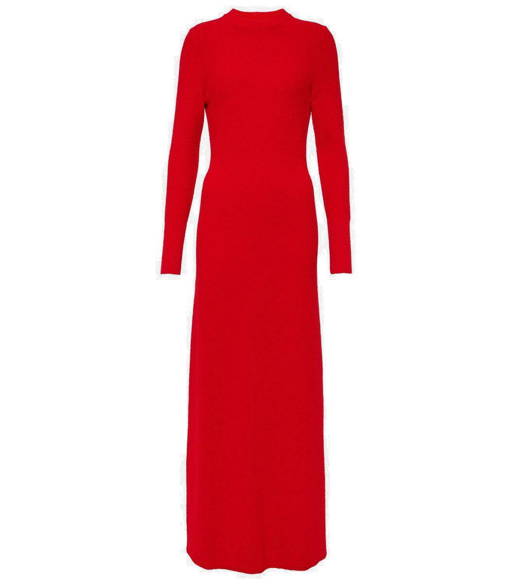 Sinead Gorey - Red Digital Print Curve Enhancing Maxi Dress