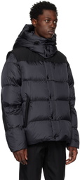 Burberry Navy Puffer Down Jacket