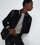 Saint Laurent - Teddy wool-blend varsity jacket