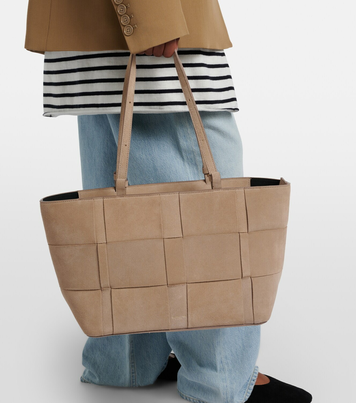 DeMellier Florence Large suede tote bag