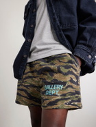 Gallery Dept. - Zuma Straight-Leg Camouflage and Logo-Print Cotton-Jersey Shorts - Green