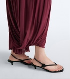 Fforme Kahlo draped jersey maxi dress
