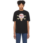 Palm Angels Black Ice Cream Skull T-Shirt