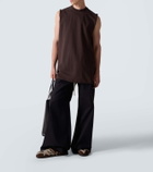 Rick Owens Megalace suede mules