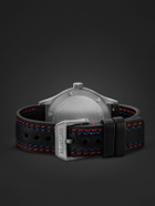 BAMFORD WATCH DEPARTMENT - B80 Modern Automatic 39mm Titanium and Faux Leather Watch, Ref. No. B80 - BLK - YLW - Men