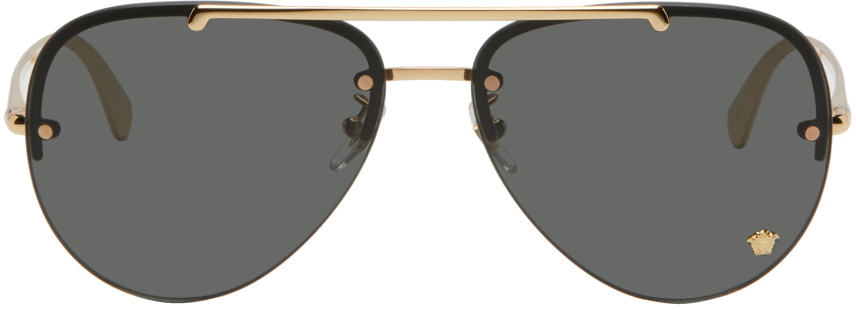 Versace Gold Medusa Glam Sunglasses Versace display picture 2