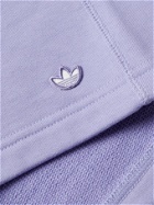 ADIDAS ORIGINALS - Adicolor Organic Loopback Cotton-Jersey Shorts - Purple