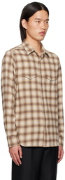 TOM FORD Brown Western Shirt