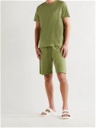 OLIVER SPENCER LOUNGEWEAR - York Supima Cotton-Jersey T-Shirt - Green