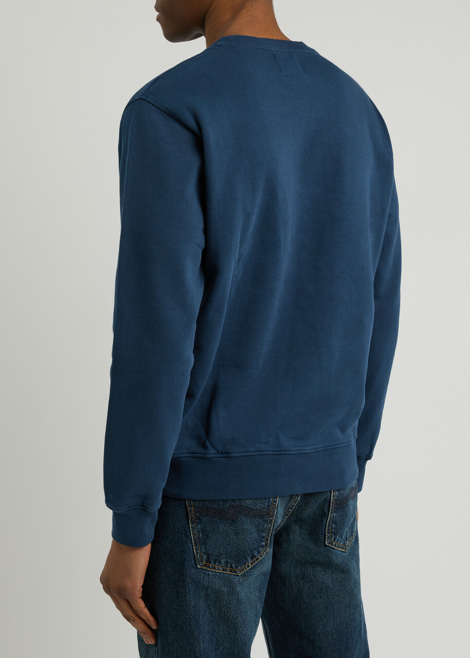 Colorful Standard Cotton Sweatshirt Blue