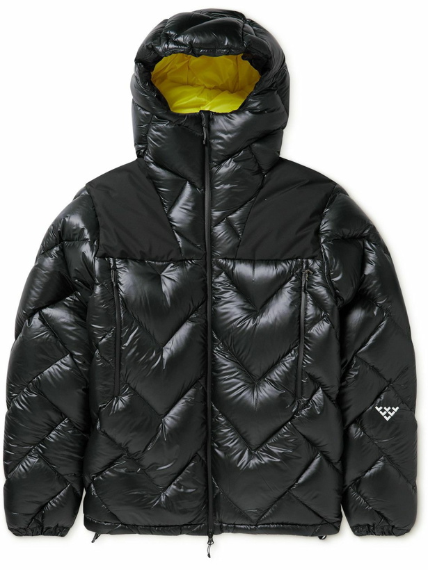 Photo: Black Crows - Freebird Expe Quilted Recycled Ripstop Hooded Down Jacket - Black