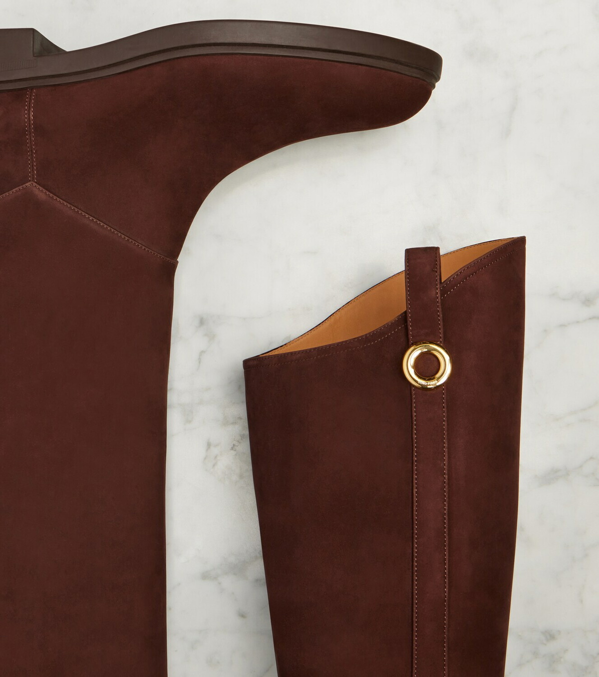 Loro Piana Kilda suede knee-high boots