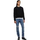 Saint Laurent Black Bat Sweater