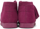 Clarks Originals Baby Purple Suede Wallabee Boots