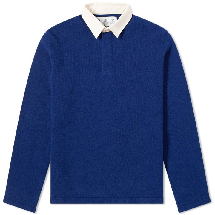 Photo: Barbour Earl Knit Rugby Shirt - White Label