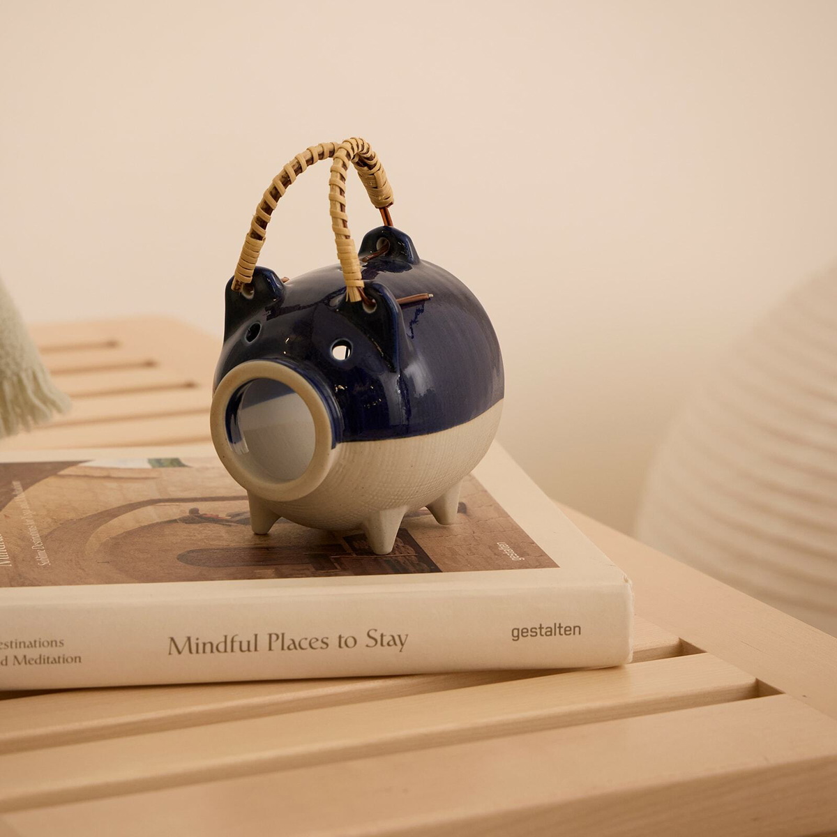 BEAMS JAPAN Mini Mosquito Coil Holder in Indigo 