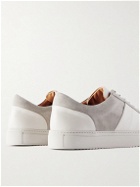 Mr P. - Larry Suede and Leather Sneakers - Gray