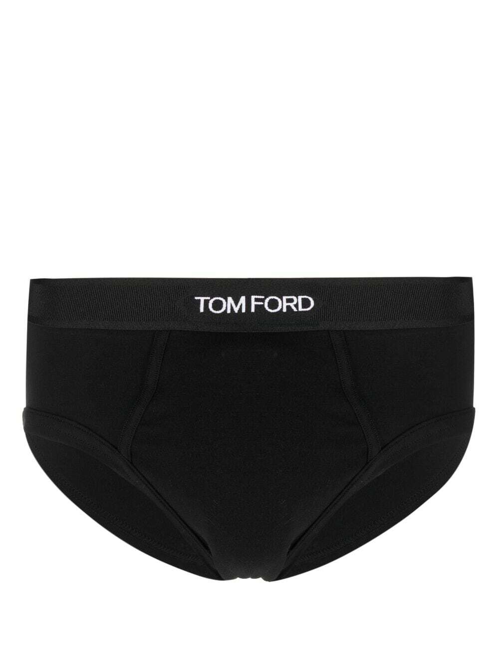 Tom Ford Logo Waist Cotton Briefs Tom Ford