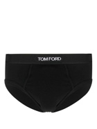 TOM FORD - Logo-waist Cotton Briefs