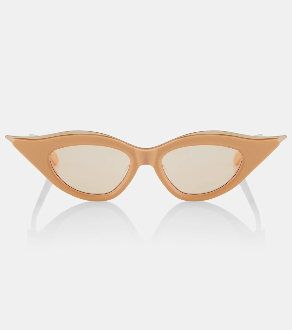 Valentino Cat Eye Mask Sunglasses Valentino VLS113-D V-Goldcut Pink Cat Eye Sunglasses  main image 2