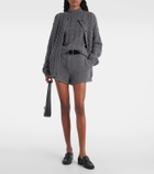 Lisa Yang Tyra high-rise cashmere shorts